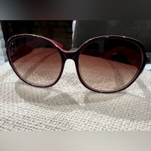 Coach Burgundy Sunglasses